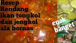 Resep rendang ikan tongkol wenak ( by Bornas)      #rendang#ikantongkol #jengkol #mantapjiwa