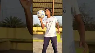 How to spin a ball on finger 🔥 #football #shorts #viral #tutorial #tutorials #youtubeshorts #skills