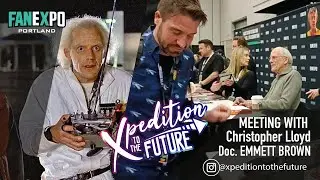 Meeting with Christopher Lloyd - Fan Expo Portland 2023 - Oregon USA, Xpedition to the Future