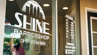 Shine Barbershop Ribbon Cutting