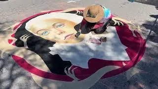 Drone video shows incredible art at 2023 Lake Worth Street Painting Fest