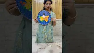 Painting with ceramic cone #shorts #youtubeshorts #diy #painting #homedecor #handmade