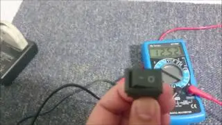 Botão Desliga/Liga Chave Gangorra ligando na Fita de LED.