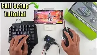 4 in1 mobile game combo|moowii gaming one hand keyboard mouse mobile setup 