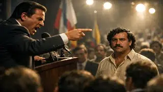 “¡Un narcotraficante jamás será presidente!” humilló el POLÍTICO a Pablo Escobar… todo salió mal.