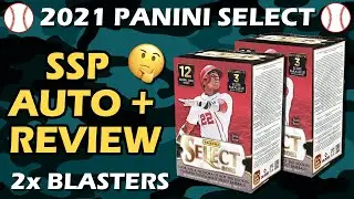SILVER SSP AUTO PULLED!! 2021 Panini Select Baseball 2x Retail Blaster Review