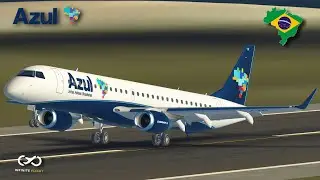 INFINITE FLIGHT - Embraer 195 Azul - São Paulo / Rio de Janeiro / Vitória / Belo Horizonte - Ep.06