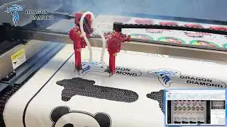 1610 Auto Feeding Fabric CO2 Laser Cutting Machine Panorama Camera Positioning laser fabric cutter