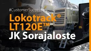 Lokotrack&reg; LT120E&trade; mobile jaw crusher