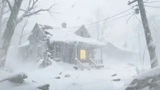 Snowstorm Sounds for Deep Sleep | Winter Relaxation, Soothing Nature Sounds & Calm Sleep