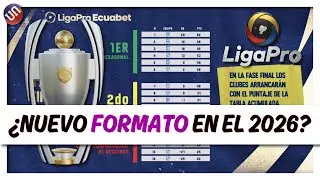 ¿Un nuevo formato para la liga pro en el 2026?