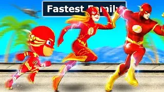 FRANKLIN Adopted By The FASTEST FLASH FAMILY In GTA 5!