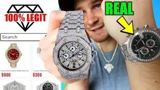 I Bought The CHEAPEST, REAL Iced Out DIAMOND Watch ANYONE CAN AFFORED!!