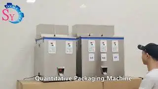 4-Head Automatic Mixed Quantitative Packer Packaging Machine Coffee Bean Weighing Racking Equipment