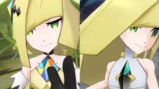 OG Lusamine vs Sygna Suit Lusamine Sync Animations | Pokemon Masters EX