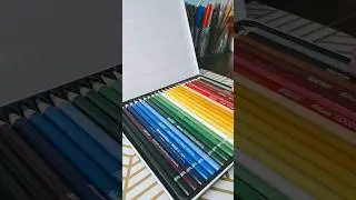 My new Brustro colour pencils 😆#artmaterial #brustro #shorts