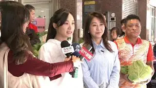 高乃芸「發票換高麗菜」活動　廖筱君到場全力相挺