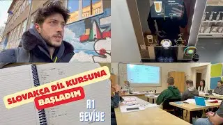Yeni Macera: Slovakça Öğreniyorum! Dil Kursu Vlogu