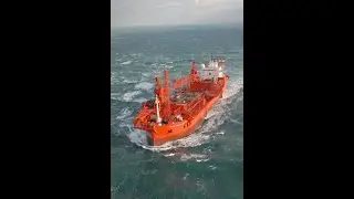 Полная перекачка масла и отсоединение буксировочного троса #нефтяной танкер Puffin Pacific #Hess Carigali