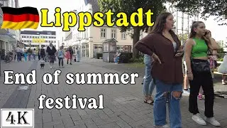 The end of summer festival in the city of Lippstadt, Germany