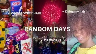 RANDOM DAYS| Grocery Haul, Dying My Hair Without My Dad Knowing, Went To Watch The Fireworks 🎆🛍️👩‍🎤