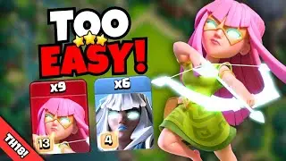 0 IQ E-Titan + Super Archer Spam DOMINATES Legend League! | Clash of Clans 