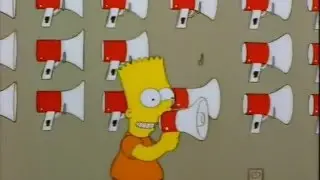 The Simpsons   Bart's Megaphone Testing Adele Hello