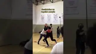 Brian Scalabrine took these campers to school 😂 💪