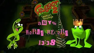 Frogger 2: Swampy's Revenge - Speedrun Any% (PC) in 13:38 (WORLD RECORD)