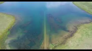 Hidden secrets of Wivenhoe Dam drone footage