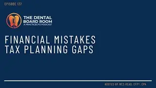 Financial Mistakes - Tax Planning Gaps