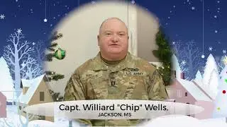 WXXV Military Holiday Greeting 2024 - Cpt Chip Wells