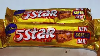 Cadbury Five Star Chocolate Bar Unwrapping || New Softer Bar