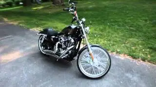 2014 Sportster Seventy Two - Roland Sands Turbine Air Cleaner, Vance and Hines 2 into 2 big radius