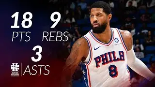 Paul George 18 pts 9 rebs 3 asts vs Magic 25/26 season