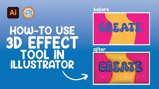 How to use 3D inflate effect in Illustrator | Adobe Illustrator Tutorial