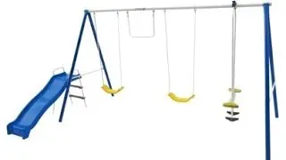 Building a Flexible Flyer Swing Set: GoPro Style