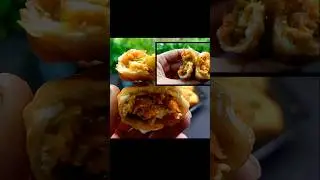 Breakfast Recipe New Snacks/Crispy and Crunchi Snacks/Chinese Pocket Samosa#eveningsnacksforkids