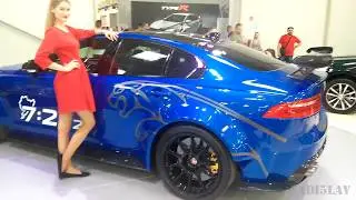 Jaguar XE SV Project 8 Walkaround at the Autosalon Incheba Bratislava 2018