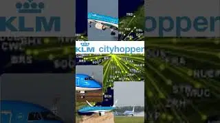 KLM Cityhopper ✈️ | A European Aviation Classic #min2planes_aviation #klm