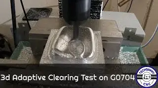 3d Adaptive Clearing Test on G0704 using Fusion 360