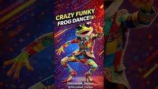 Crazy Funky Frog Dance 🐸🔥 | Fun Animation @Storywaali_Duniya