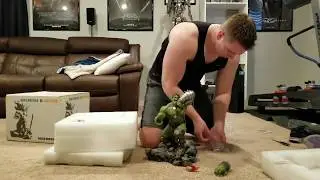 VKH Ghost Rider vs Hulk 1/6 statue unboxing and review