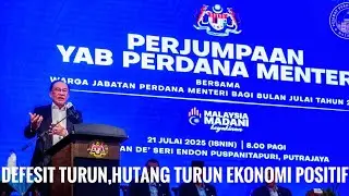 Defesit turun,hutang turun ekonomi positif ,PMX