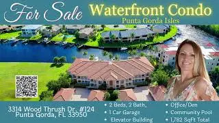 Waterfront, 2 bed, 2 bath, Garage, Condo for Sale in Punta Gorda, Florida