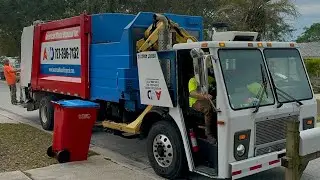 One of The Coolest & Rarest Garbage Trucks Ever! American Waste Disposal