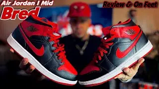 Air Jordan 1 Mid &ldquo;BANNED&rdquo; Bred 2022 - Review & On Feet