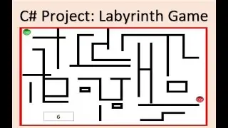 Labyrinth Game C# | Windows forms | C# Tutorial