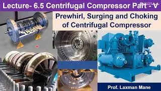Centrifugal  Compressor:Prewhirl, Surging and Choking Prof. Laxman Mane