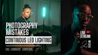 Photography Mistakes: Mastering LED Lights | Continuous Lighting Setup + Camera Settings Explained 📸